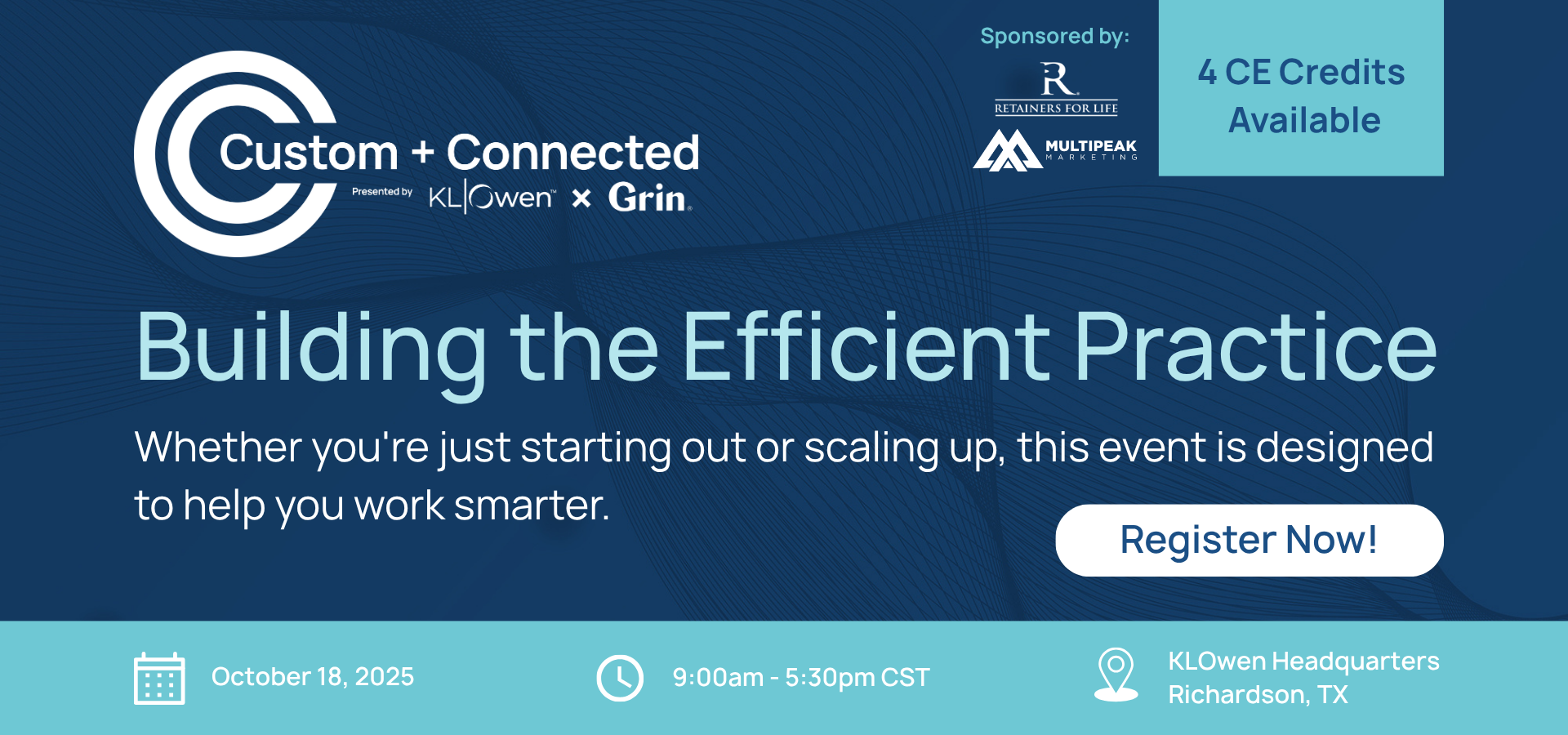 Whether youre just starting out or scaling up, this event is designed to help you work smarter. (1)